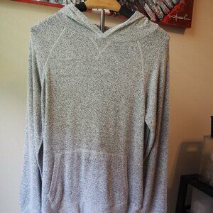 Boys Rumi Ryder Youth L (12-14) Light Sweater With Hood Gray